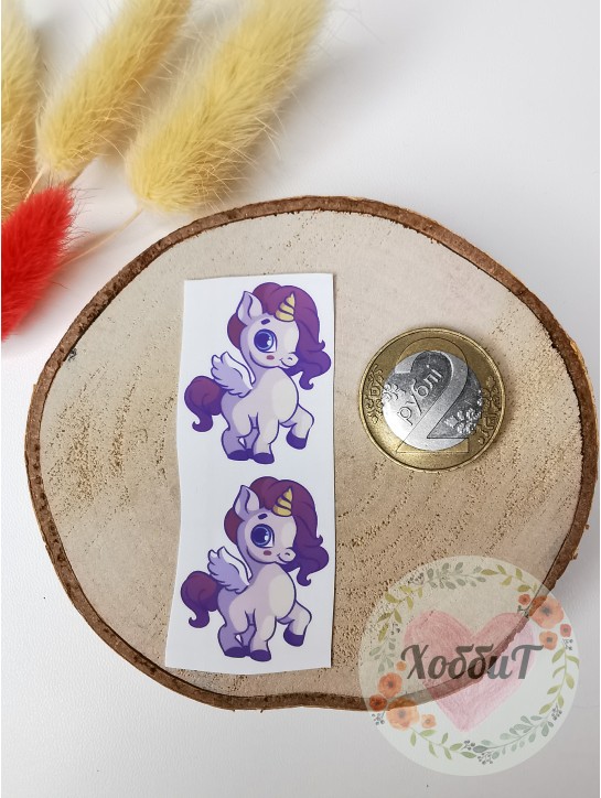 Термонаклейки цветные для бантиков №47, 1 пара